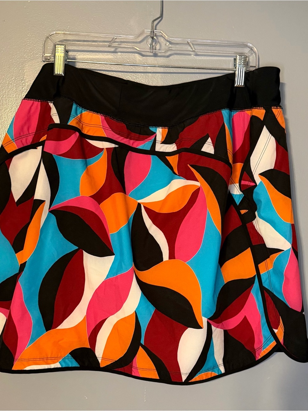 Lands’ End Colorful Swim Skort Cover-Up – Women’s Plus Size 22W